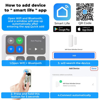 Instant Home Protection – Get Alerts the Moment a Door or Window Opens
