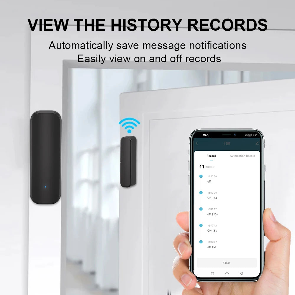 Instant Home Protection – Get Alerts the Moment a Door or Window Opens